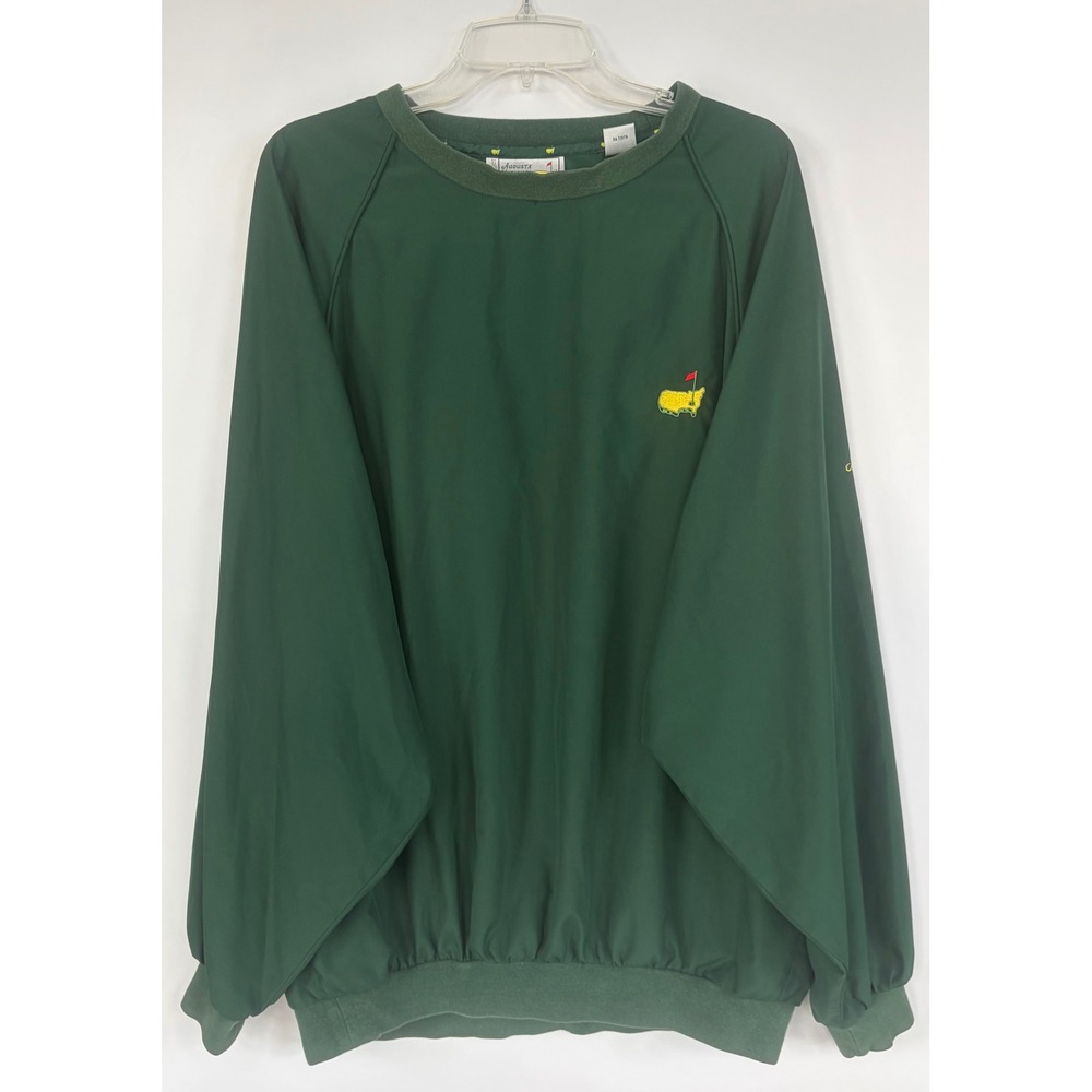 Slazenger Augusta National Masters Golf Shop Windshirt Pullover Green Mens XL